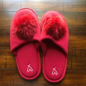 NWOT V’s Secret Red Slippers